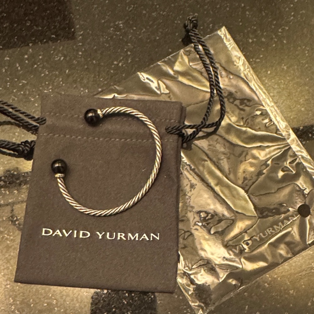David Yurman Silver Cable bracelet